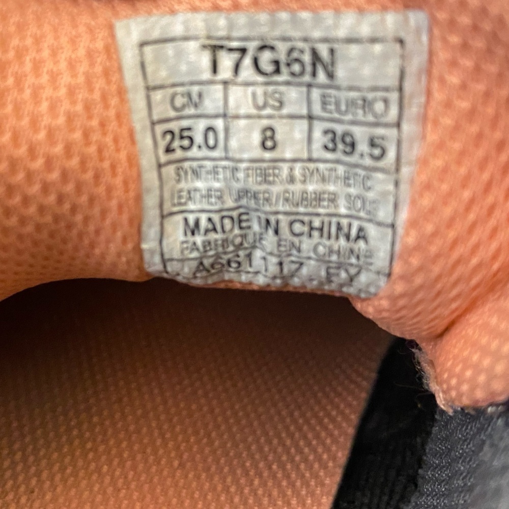 ASICS Gel-Venture 6 Running Shoes Cross Training T7G6N Women 8 Gray Pink Camo K1 - Picture 9 of 9